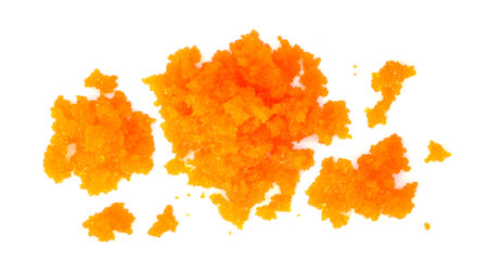 Pile of prawn shrimp egg isolated on white background. Ebikoの写真素材