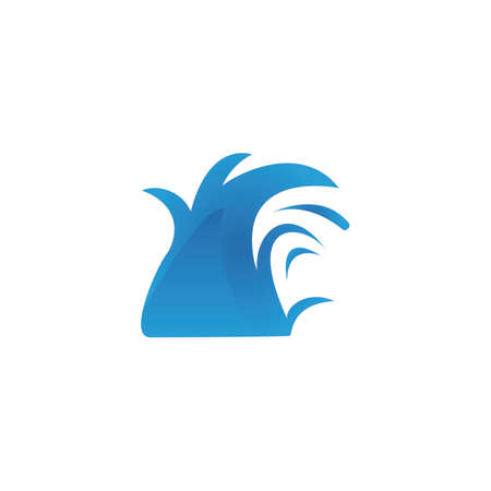 water logo stock illustration designのイラスト素材