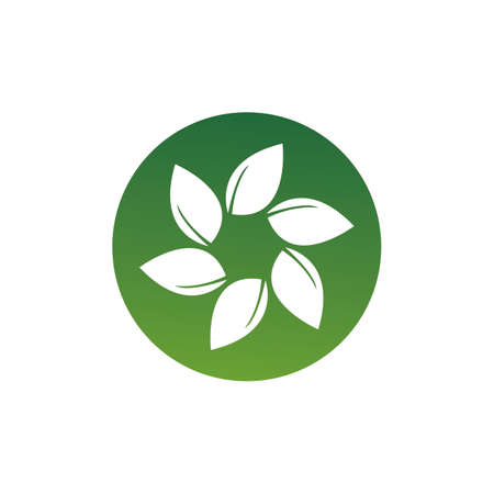 Eco Tree Leaf Logo Templateのイラスト素材