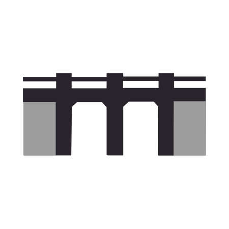 Bridge Logo Template vector icon illustration designのイラスト素材