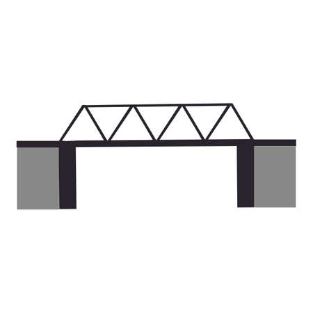 Bridge Logo Template vector icon illustration designのイラスト素材