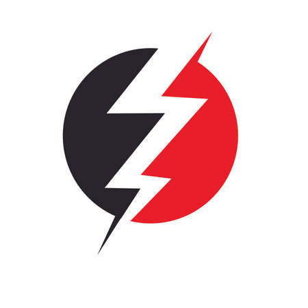 power lighting electric icon logoのイラスト素材
