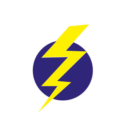 power lighting electric icon logoのイラスト素材