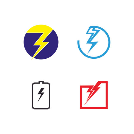 power lighting electric icon logo