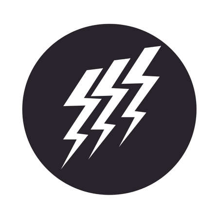 power lighting electric icon logoのイラスト素材