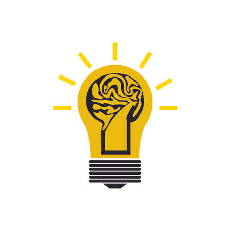 lamp logo stock illustration designのイラスト素材