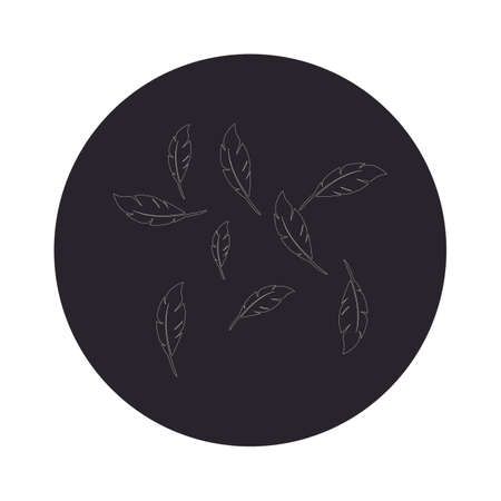 Feather pen  logo vector templateのイラスト素材