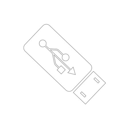 usb data  transfer logo vektor templateのイラスト素材