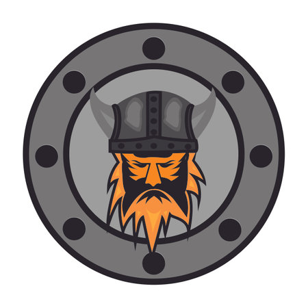viking logo stock vector  templateのイラスト素材
