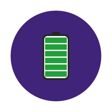 battery icon logo vector templateのイラスト素材