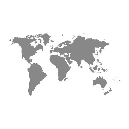 world map logo vector templateのイラスト素材