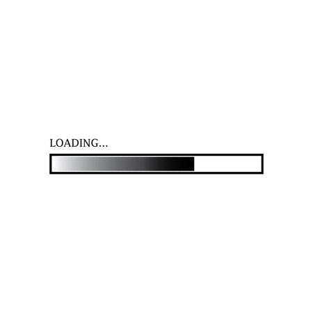 trendy loading logo vektor template