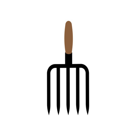 gardening tool logo illustration designのイラスト素材
