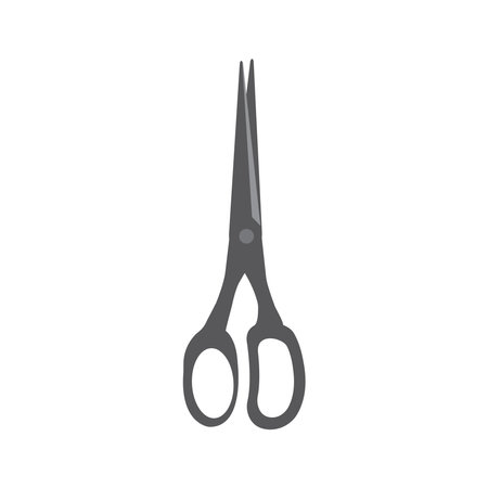 scissors logo vector template illustrationのイラスト素材
