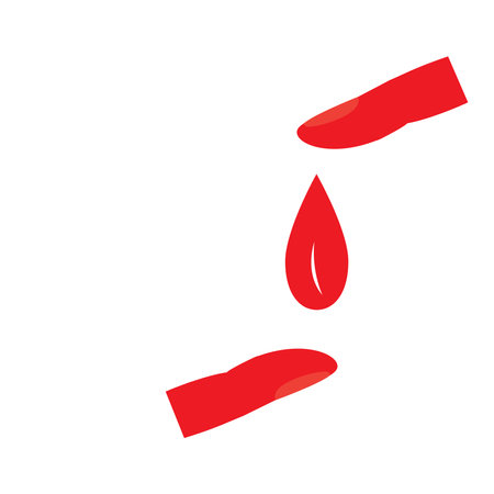 Blood ilustration logo vector templateのイラスト素材