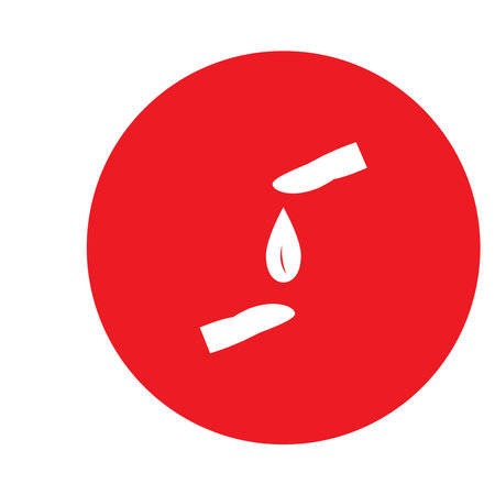 Blood ilustration logo vector templateのイラスト素材