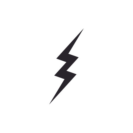 power lighting electric icon logoのイラスト素材