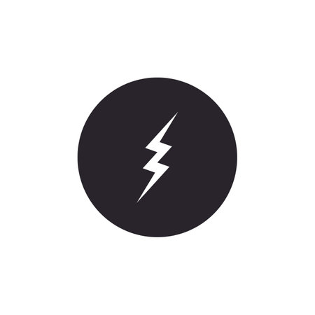 power lighting electric icon logoのイラスト素材