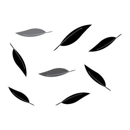 feather logo stock illustration designのイラスト素材