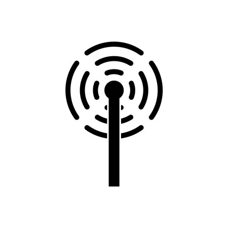 antenna logo stock illustration designのイラスト素材