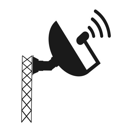 antenna logo stock illustration designのイラスト素材