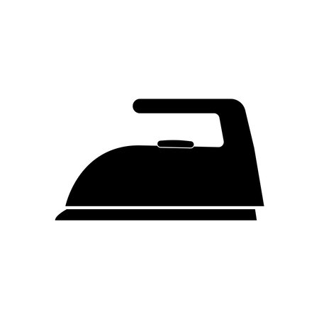 clothes iron logo  illustration designのイラスト素材