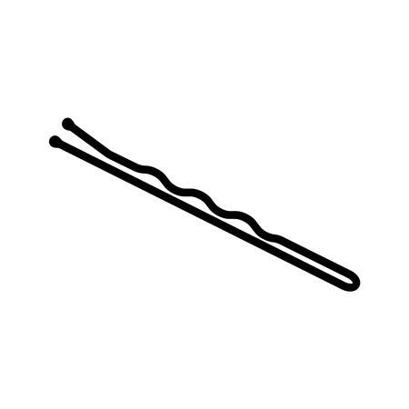 hairpin logo stock illustration designのイラスト素材