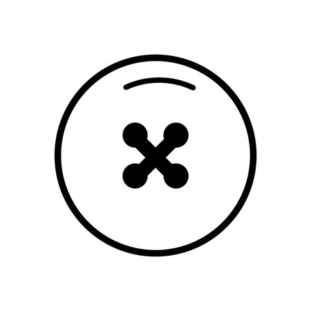 buttons dress logo illutration design