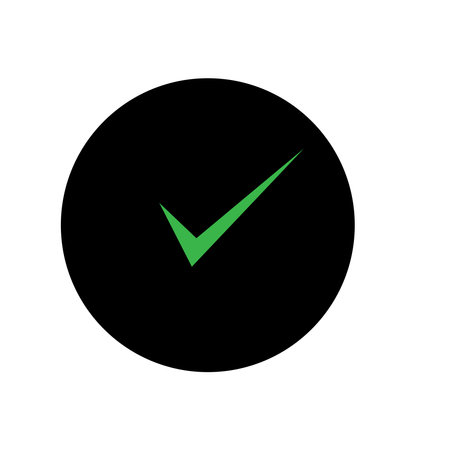 tick logo vector design templateのイラスト素材