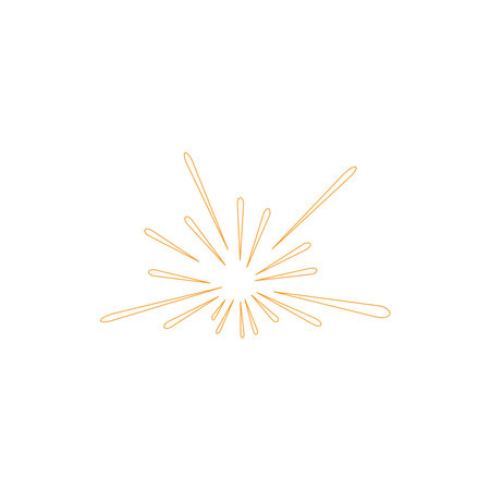 firework logo stock vektor templateのイラスト素材