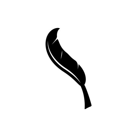 feather logo stock illustration designのイラスト素材