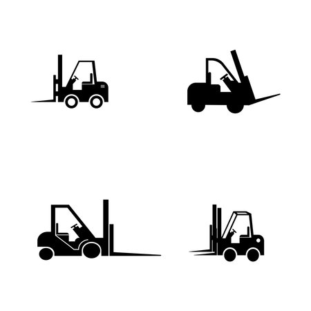 forklift  illustration designのイラスト素材