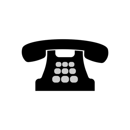 telephone logo stock illustration designのイラスト素材