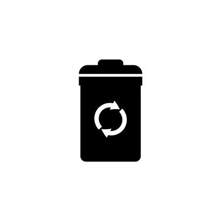 trash can logo illustration designのイラスト素材