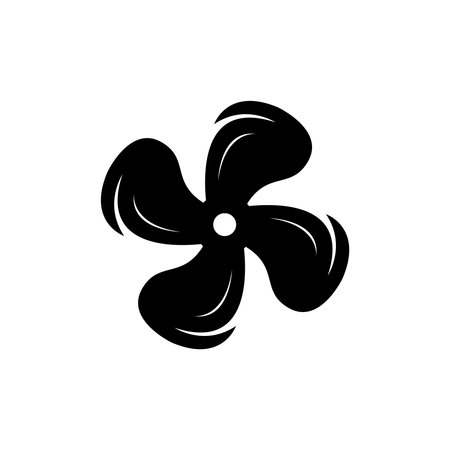 wind fan logo vektor templateのイラスト素材