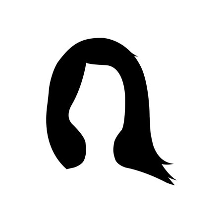 hair logo stock illustration designのイラスト素材