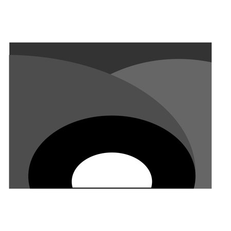 tunnel logo stock vector templateのイラスト素材