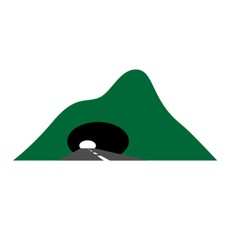 tunnel logo stock vector templateのイラスト素材