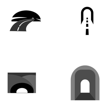 tunnel logo stock vektor templateのイラスト素材