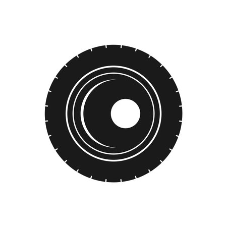 microscope logo stock vector templateのイラスト素材