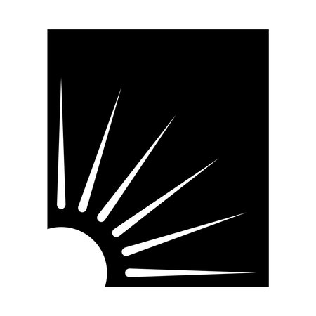 sun logo stock illustration designのイラスト素材
