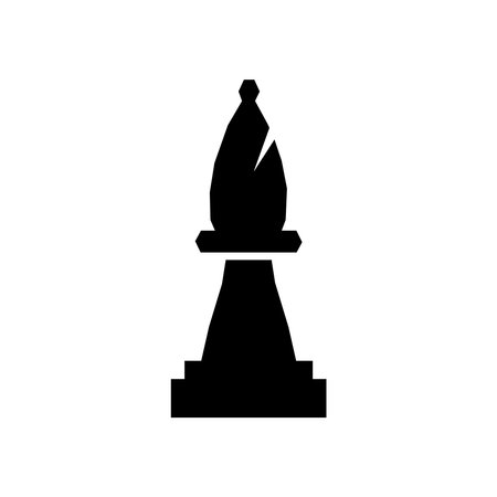 pawn chess icon illustration designのイラスト素材