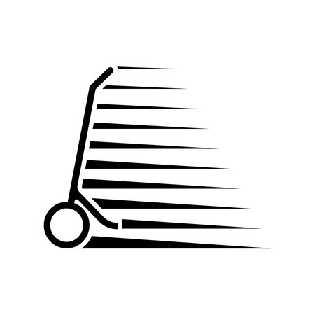 scooter icon symbol design illustration logo templateのイラスト素材