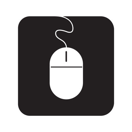 mouse pad icon stock illustration designのイラスト素材