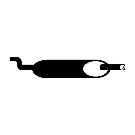 car exhaust icon illustration designのイラスト素材