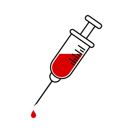 injection logo stock vector templateのイラスト素材