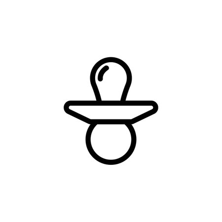 baby pacifier icon vector illustration designのイラスト素材