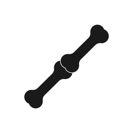 simple bone icon vector templateのイラスト素材