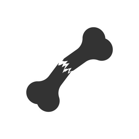 simple bone icon vector templateのイラスト素材
