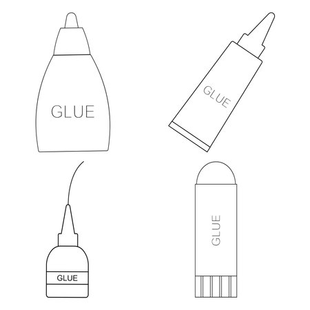 glue icon vector illustration designのイラスト素材